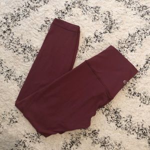 Pink lululemon align leggings